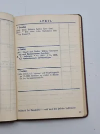 Original D.N.S.A.P. kalender 1943 komplet,