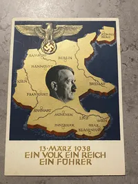 Originalt tysk ww2 postkort