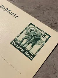 Originalt tysk ww2 postkort