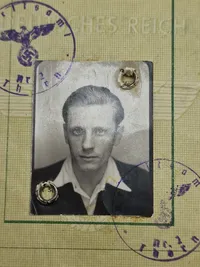 Original arbejdsbog fra Dansk tysklandsarbejder
