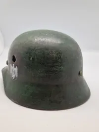 Tysk WW2 hjelm skal orignal resten restaureret