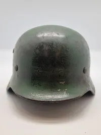 Tysk WW2 hjelm skal orignal resten restaureret