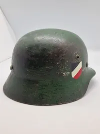 Tysk WW2 hjelm skal orignal resten restaureret