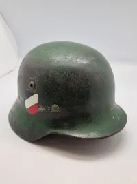Tysk WW2 hjelm skal orignal resten restaureret