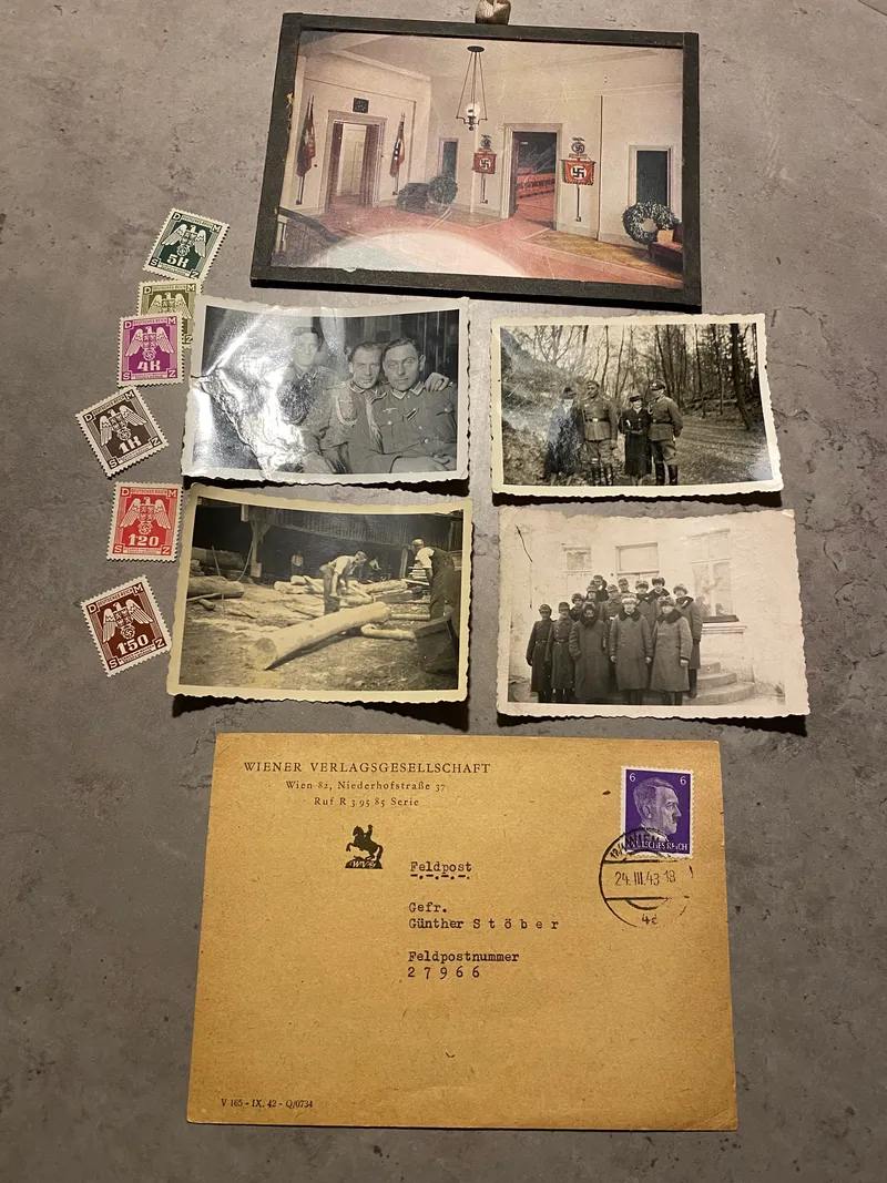 Lot diverse tysk ww2 - originalt