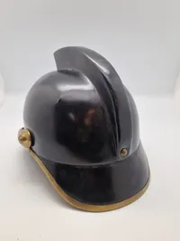 Original Dansk politihjelm med egeløv