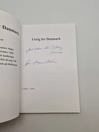 Militaria bog signeret af forfatter