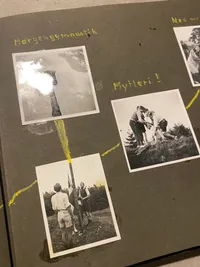 Sjældent ww2 album med privatfotos af Montgomery og mange andre fotos fra befrielsen 1945