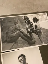 Sjældent ww2 album med privatfotos af Montgomery og mange andre fotos fra befrielsen 1945