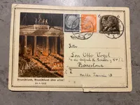 Originalt tysk ww2 brev sendt til Spanien