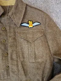Original Canadisk 1945 gliderpilot officer