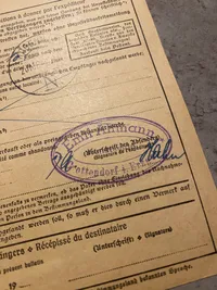 Originale regninger sendt fra det tyske rige til København