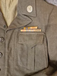 Original Amerikansk flyver sergent 15 air force 1944 dateret