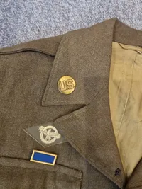 Original Amerikansk flyver sergent 15 air force 1944 dateret