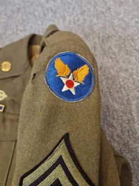Original Amerikansk flyver sergent 15 air force 1944 dateret
