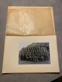 Originalt stort Luftwaffe hold foto - taget i dk