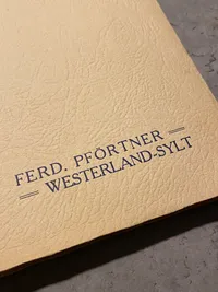 Originalt stort Luftwaffe hold foto - taget i dk
