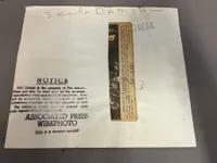 Originalt Sjælden allieret WW2 presse foto om Danmark, med tekst bagpå