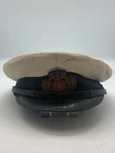 Original dansk kasket fra søværnet (Officersklassen)