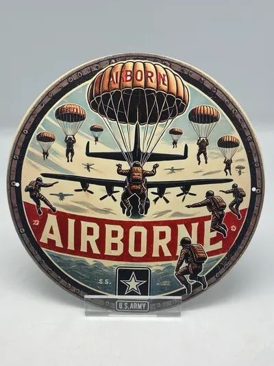 Airborne skilt - reproduktion