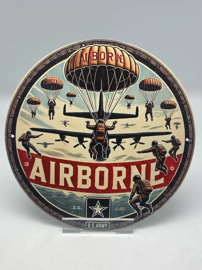 Airborne skilt - reproduktion
