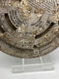 Sjælden original Dalton Areal Dead Reckoning computer fra ww2. Stammer fra nedstyrtet amerikansk bomber på Lolland