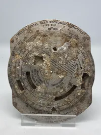 Sjælden original Dalton Areal Dead Reckoning computer fra ww2. Stammer fra nedstyrtet amerikansk bomber på Lolland