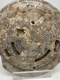 Sjælden original Dalton Areal Dead Reckoning computer fra ww2. Stammer fra nedstyrtet amerikansk bomber på Lolland
