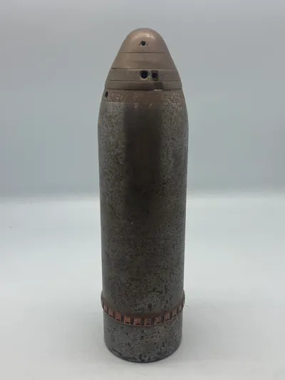 Original dansk kardæskgranat - stemplet Hærens Laburatorium 1916