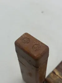 Originale tyske bakelit beholdere til antigaspudder - ww2