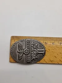 Sjældent Nordslesvig mærke for 75 års dagen for 1864 originalt