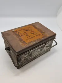 Sjælden Dansk kasse fra 1917 ladningspatroner