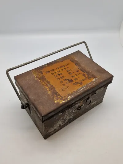 Sjælden Dansk kasse fra 1917 ladningspatroner
