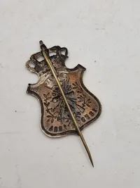 Original Danske Våben brødre 1859-1884 pin
