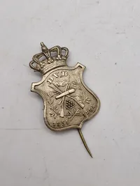 Original Danske Våben brødre 1859-1884 pin