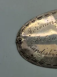 Sølvplade Skydning maskingevær 1931