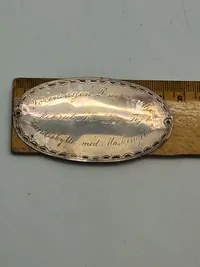 Sølvplade Skydning maskingevær 1931