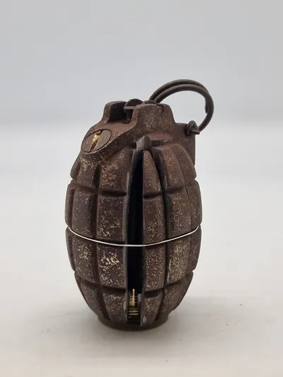 Original Deaktiveret WW1 milshåndgranat
