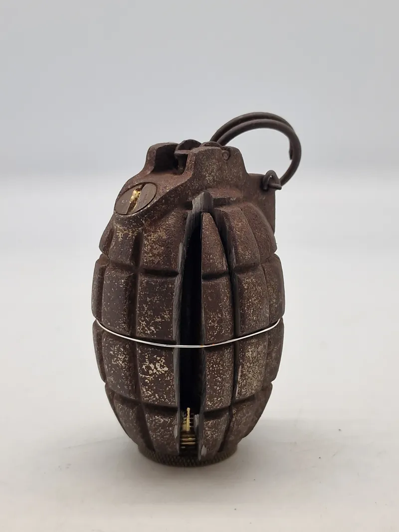 Original Deaktiveret WW1 milshåndgranat