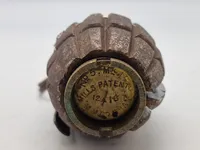 Original Deaktiveret WW1 milshåndgranat