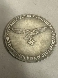 Luftwaffe mønt, original ??