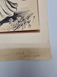 Original Axel Holger Thiess (17. maj 1860 i Diernæs – 25. marts 1926 i København) tegning