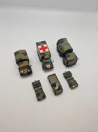 Samling militær biler
