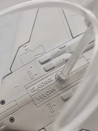 Veludført flymodel metal