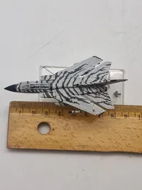 Veludført flymodel metal