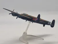 Veludført flymodel metal