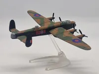 Veludført flymodel metal