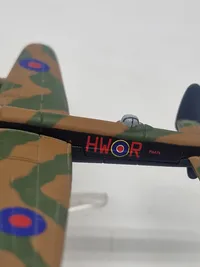 Veludført flymodel metal