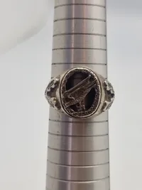 Original Tysk WW2  faldskærmsjæger kantine ring af sølv