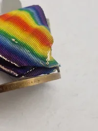 Original Elgelsk WW1 og WW2 medalje spange, navngiven